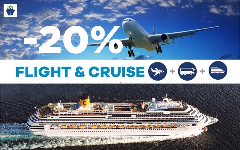 Zľava 20% na plavby Costa Cruises s letenkou z Viedne